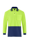 RIGGERS LONG SLEEVE MICROMESH POLO