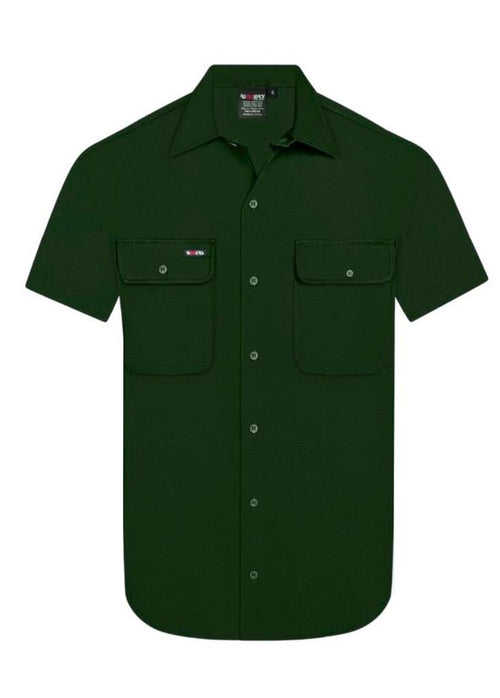 RIGGERS SHORT SLEEVE 100% COTTON DRILL SHIRT