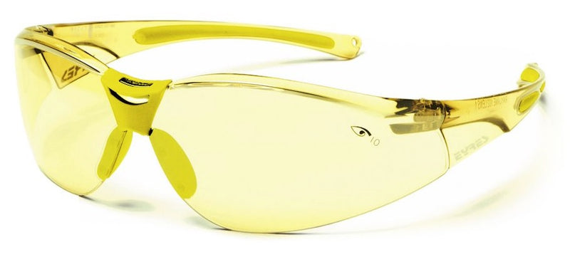 102-OP-AM TERMINATOR AMBER LENS SAFETY GLASSES