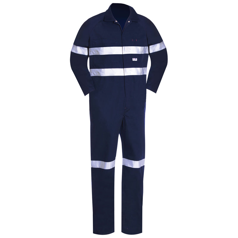 RIGGERS HEAVY WEIGHT 100% COTTON DRILL OVERALL - REFLECTIVE