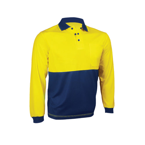 RIGGERS LONG SLEEVE BAMBOO POLO