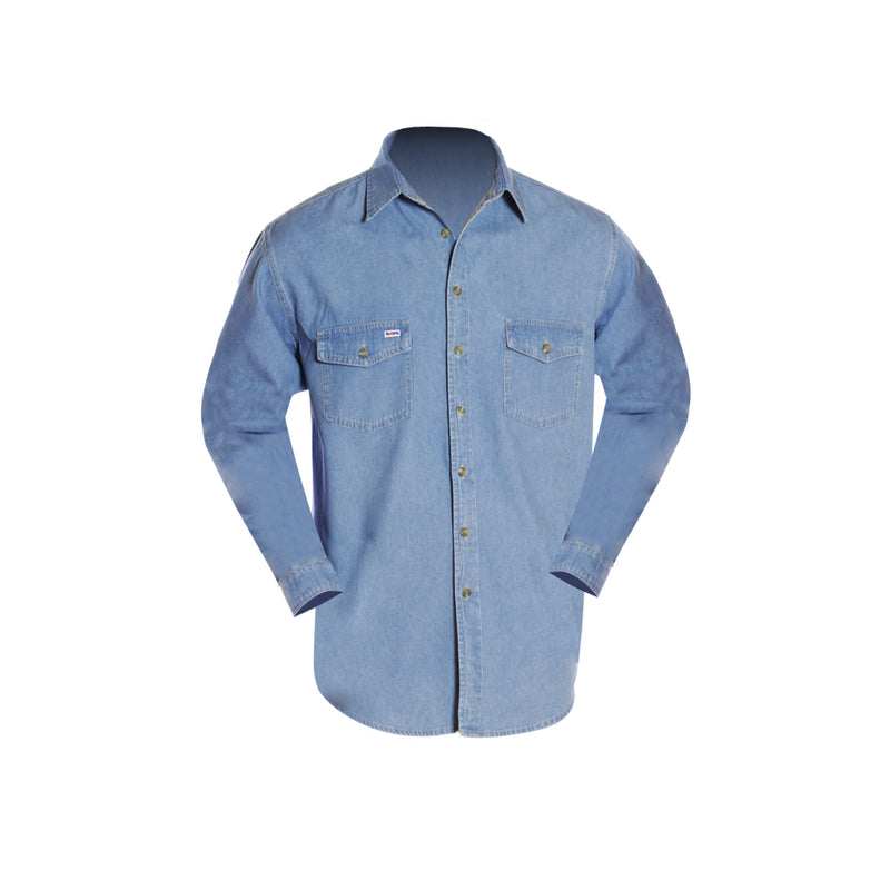 RIGGERS LONG SLEEVE 100% COTTON DENIM SHIRT