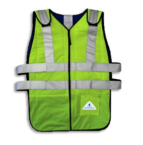 PHASE CHANGE COOLING VEST HIVIS REFLECTIVE